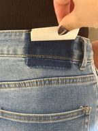 Balloon jeans met lichte zijstrook