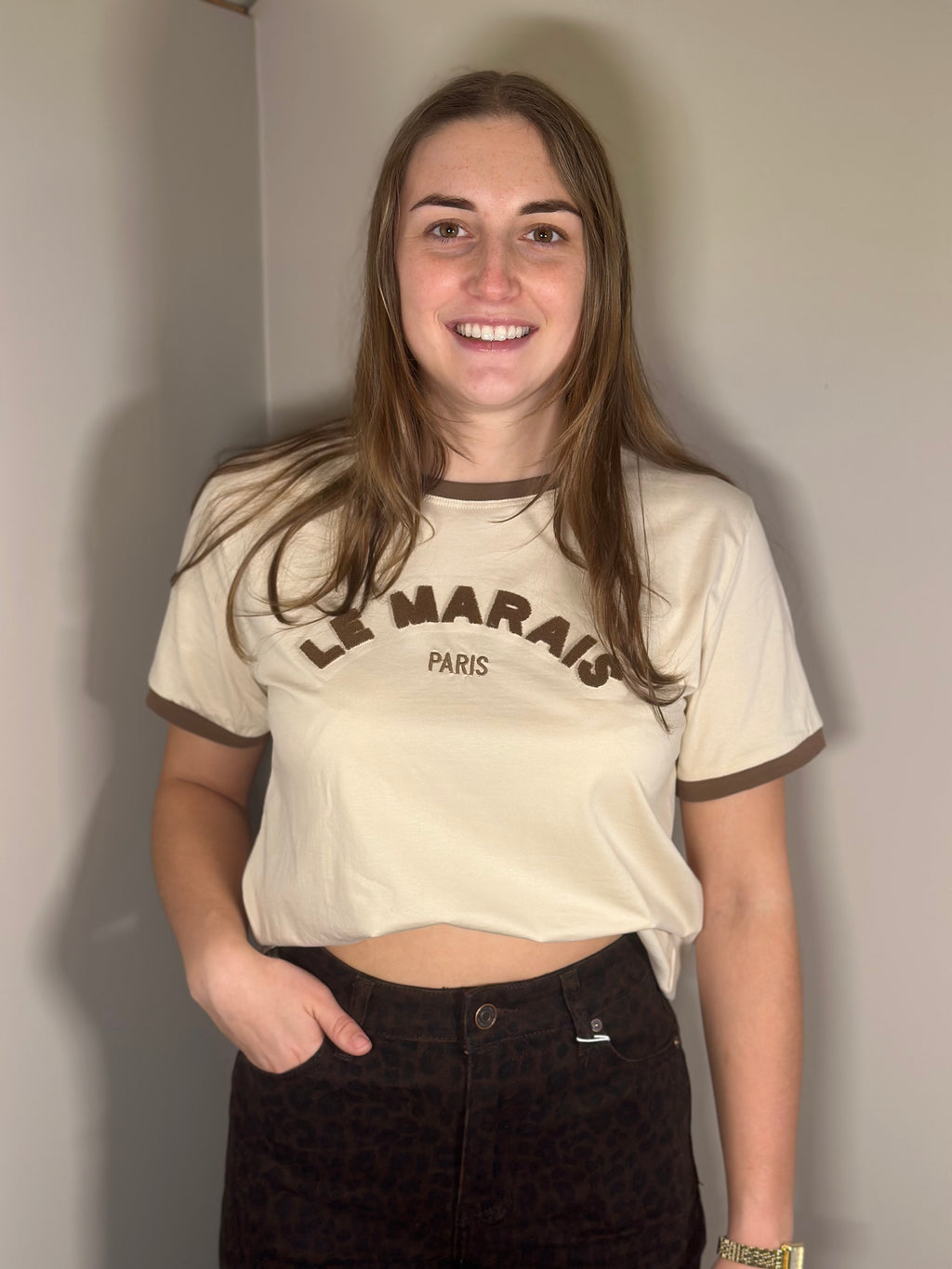 Crème T-shirt Le Marais
