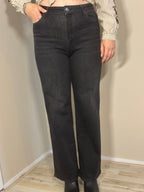 Zwarte wide leg jeans