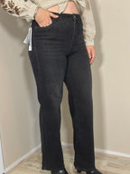 Zwarte wide leg jeans